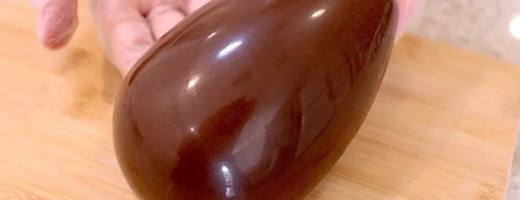 Ovo De Páscoa Fácil E Rápido Com Chocolate Comum E Sem Complicação....