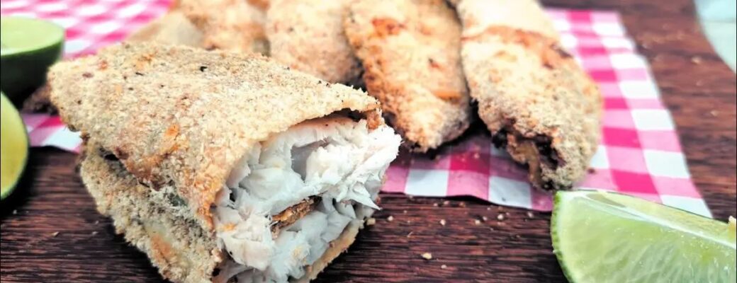 Receita Fácil E Deliciosa De Peixe Empanado Na Air Fryer...