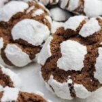 Receita Fácil E Deliciosa De Biscoito Craquelado De Chocolate Macio....