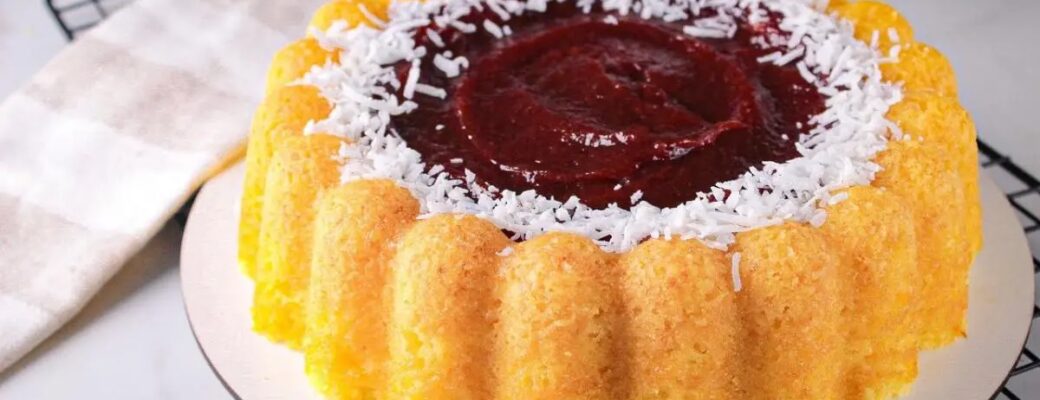Bolo De Fubá Macio, Molhadinho E Fácil De Preparar....