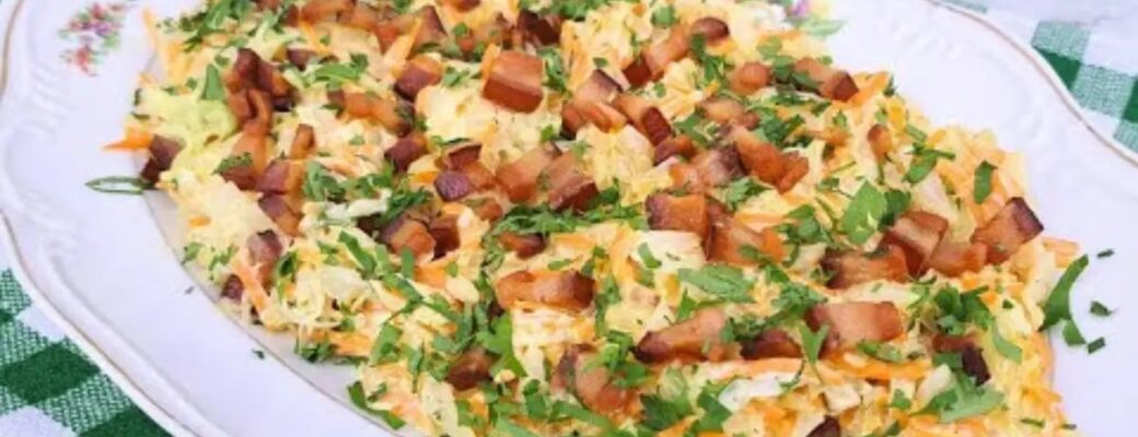 Receita Cremosa, Fácil E Perfeita Com Repolho E Bacon Crocante...