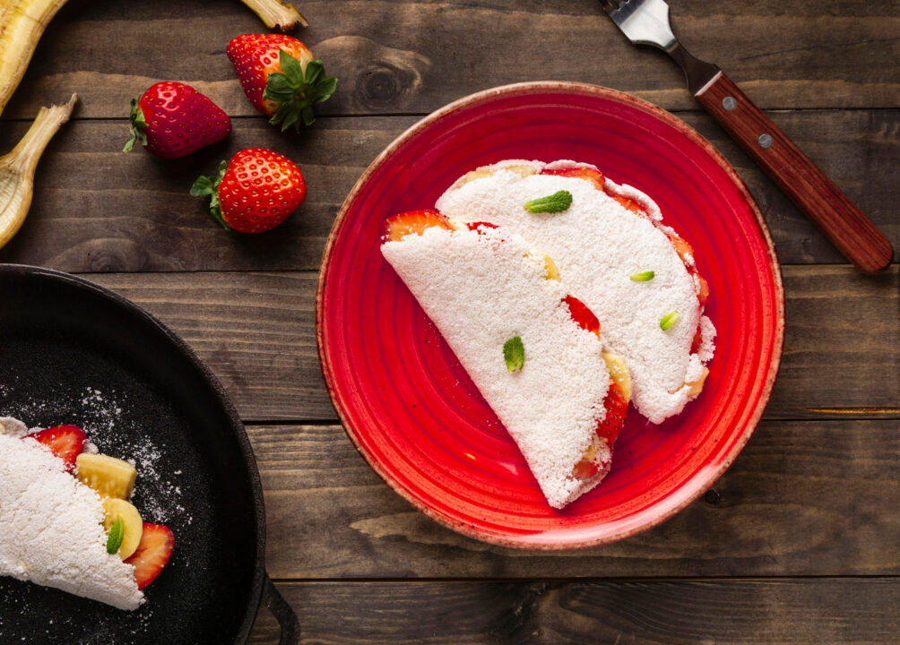 Receita de Tapioca Simples com Recheio Irresistível