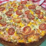 Receita Prática E Deliciosa De Torta De Presunto E Queijo Fofa....