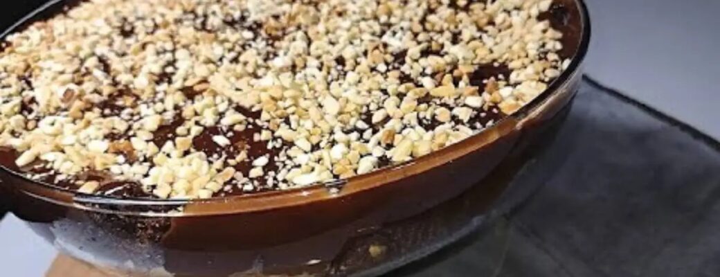 Sobremesa De Chocolate Com Doce De Leite E Amendoim Fácil De Fazer E Perfeita Para...