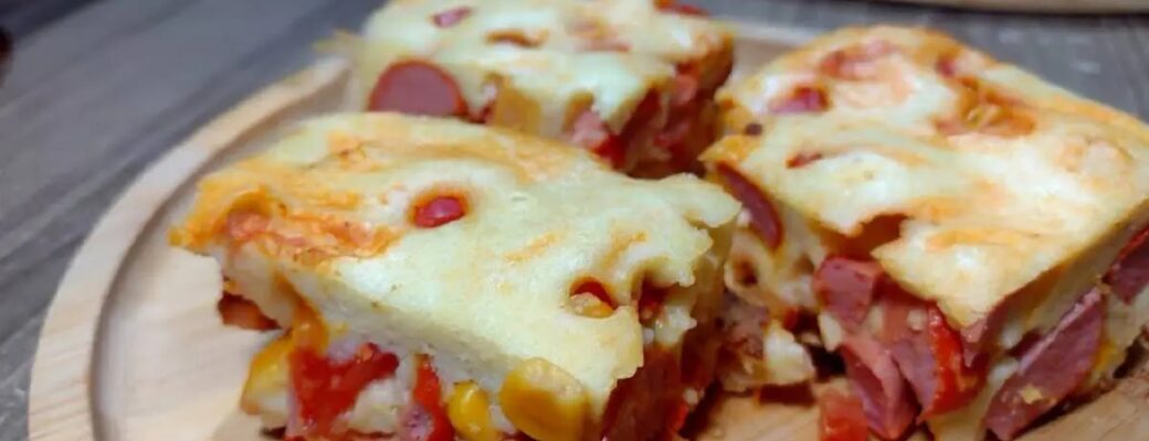 A Receita Torta De Salsicha Fácil De Liquidificador Assada Ensina Um Lanche Delicioso E Prático...