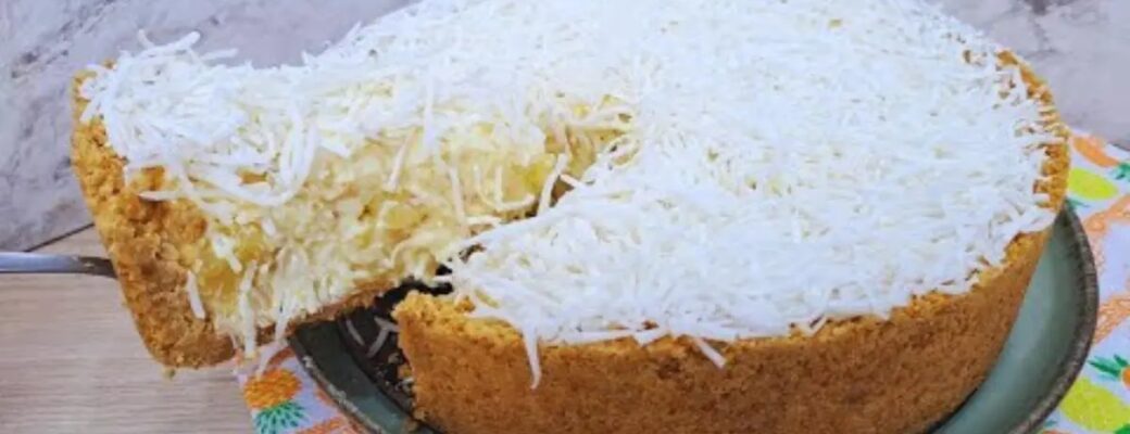 Aprenda A Fazer A Torta Cremosa De Abacaxi E Coco, Uma Sobremesa Deliciosa E Fácil....