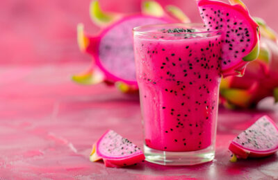 Suco De Pitaya Refrescante, Nutritivo E Cheio De Cor