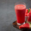 Suco De Melancia Com Sabor De Verão E Refrescância Natural