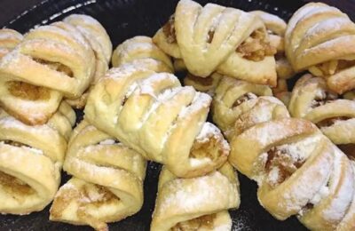 Biscoitinho De Maçã Recheado Caseiro Com Canela Tem Massa Crocante, Recheio Suave E é Perfeito...