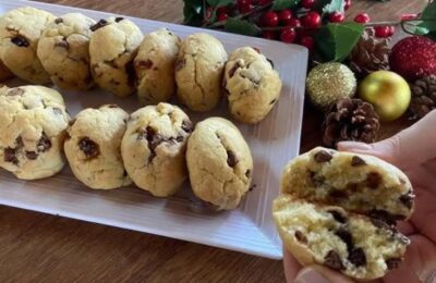 Biscoitone De Natal Com Frutas Cristalizadas E Uvas Passas