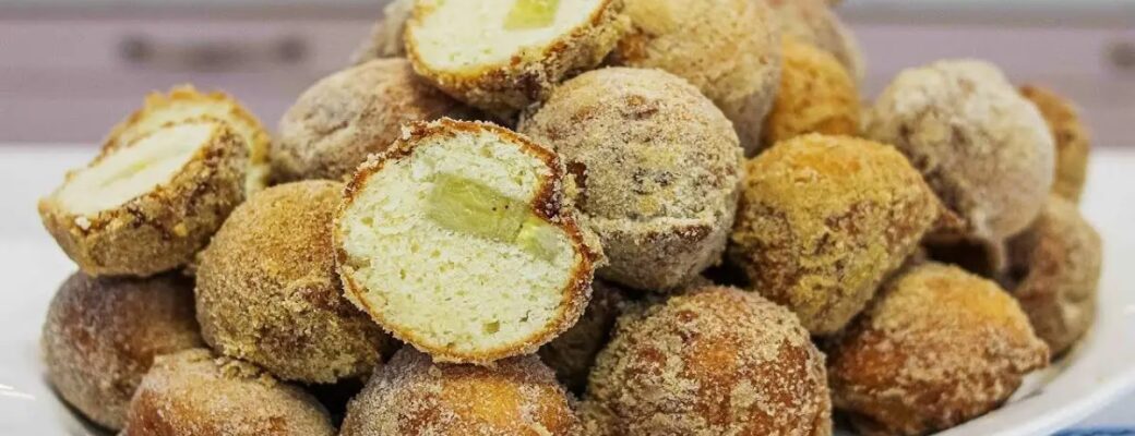 Bolinho De Chuva Recheado Com Banana