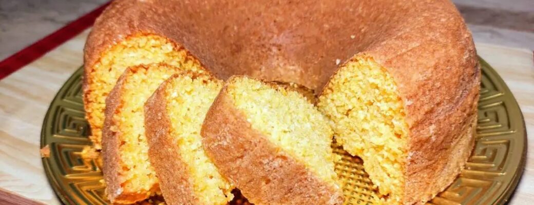 Bolo Flocão De Milho Cuscuz Com Coco é Simples, Rápido E Perfeito Para O Lanche...