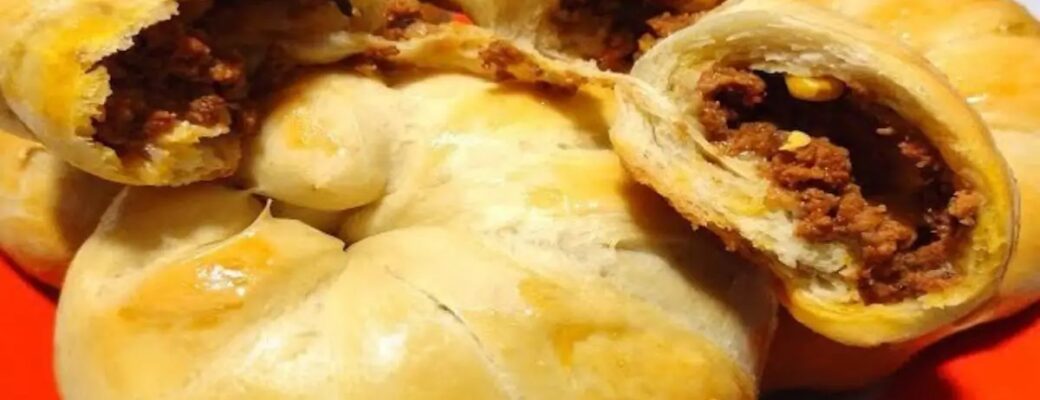 Caracol De Carne Com Queijo Massinha Fofa E Saborosa é Um Salgado Delicioso E Fácil...