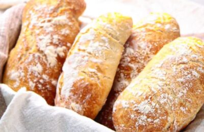 Pão Ciabatta Fácil, Sem Sova, Com Casquinha Crocante E Miolo Leve....