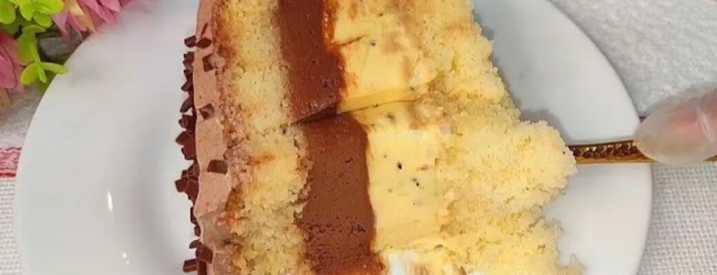 Bolo Gelado Com Mousse Dupla, Refrescante E Perfeito Para Vender....