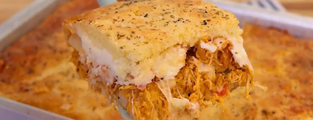 Receita Fácil De Torta De Frango Sem Farinha De Trigo E Sem Glúten....
