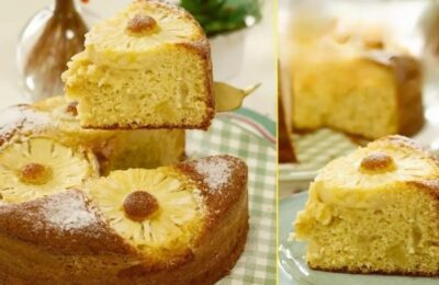 Esse Bolo De Abacaxi Com Pedacinhos Vai Te Surpreender De Tão Úmido