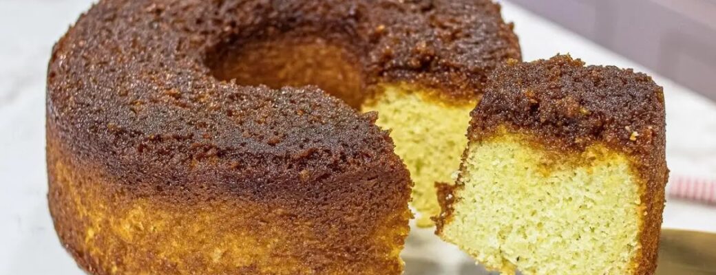 Bolo Caramelizado Simples, Molhadinho E Perfeito Com Um Cafezinho....