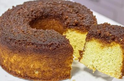 Bolo Caramelizado Simples, Molhadinho E Perfeito Com Um Cafezinho....
