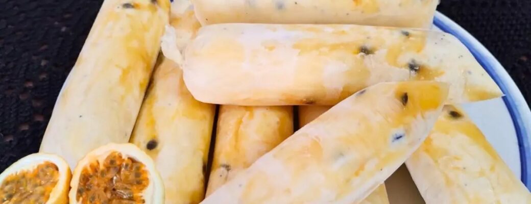Chup-chup Cremoso De Maracujá Com Calda Especial E Sabor Marcante....