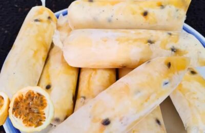 Chup-chup Cremoso De Maracujá Com Calda Especial E Sabor Marcante....