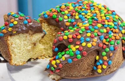 Esse É O Bolo De Iogurte Com Brigadeiro Que Está Bombando