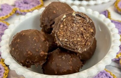 Bombom Tipo Ferrero Rocher Fácil, Sem Forno E Com Poucos Ingredientes....