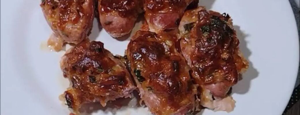 Linguiça Recheada Com Vinagrete Gratinada No Forno é Uma Receita Suculenta E Perfeita Para Um...