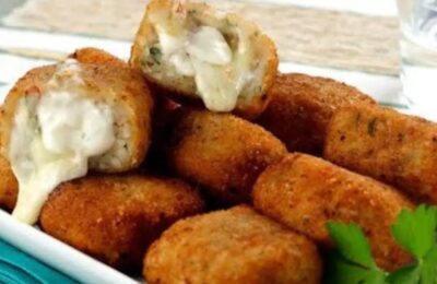 Nuggets Caseiros Com Frango E Queijo Derretido