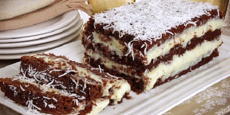 Bolo Gelado De Coco E Chocolate Uma Sobremesa Sensacional