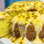 Bolo De Maracujá Com Creme E Geleia, Fofinho E Super Refrescante....