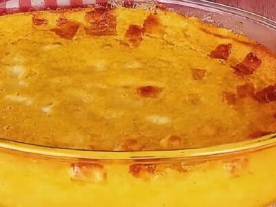 A Pamonha Cremosa De Forno Com Queijo Delicioso é Fácil De Preparar, Rende Bem E...