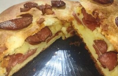 O Pão Folar De Páscoa Recheado Com Calabresa é Uma Receita Portuguesa Com Massa Leve,...