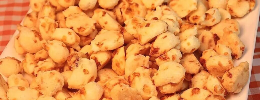 Pipoca De Queijo Crocante Com Polvilho, Fácil E Perfeita Pro Lanche....