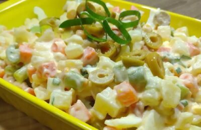 Salada De Batata Com Maionese Bem Cremosa