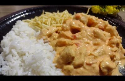 O Strogonoff Cremoso Frango Fácil Com Champignon é Uma Receita Rápida, Prática E Deliciosa Para...