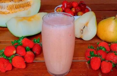 Suco Refrescante De Morango Com Melão é Ideal Para O Verão. Aprenda Essa Receita Leve,...
