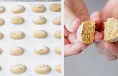 Um Biscoito Amanteigado, Fácil De Fazer E Com Sabor Marcante De Amendoim....