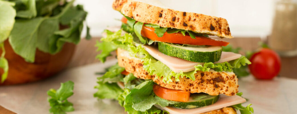 Sanduíche Natural Fácil, Leve E Delicioso Perfeito Para Lanches, Piqueniques E Refeições Rápidas