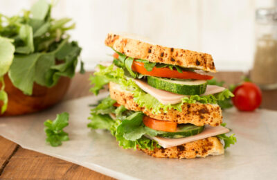 Sanduíche Natural Fácil, Leve E Delicioso Perfeito Para Lanches, Piqueniques E Refeições Rápidas