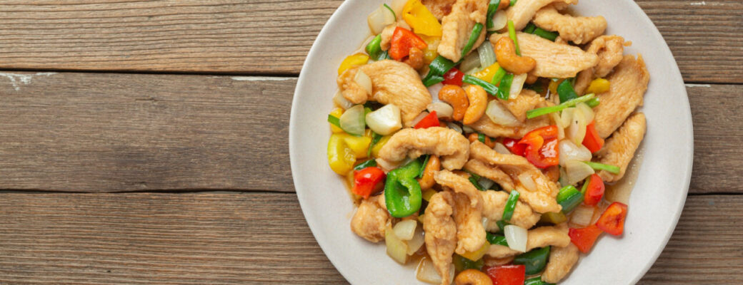 Frango Xadrez Fácil E Saboroso Perfeito Para Uma Refeição Colorida E Deliciosa
