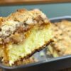 Cuca De Banana Com Doce De Leite Cremosa, Crocante E Fácil De Fazer....