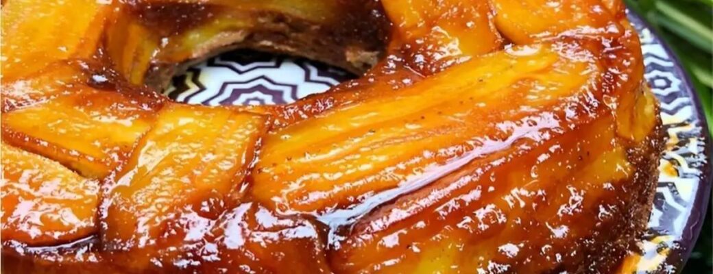 Bolo De Banana Caramelizado Maravilhoso E Saboroso