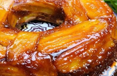 Bolo De Banana Caramelizado Maravilhoso E Saboroso