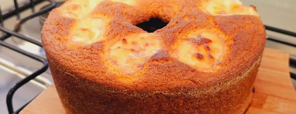 Bolo De Fubá Com Requeijão Sem Trigo E Fofinho