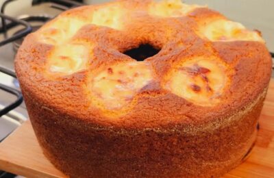 Bolo De Fubá Com Requeijão Sem Trigo E Fofinho