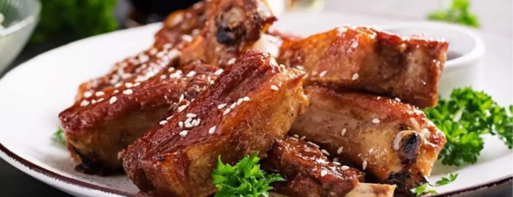 Costelinha De Porco Cerveja Soja Mel Deliciosa: Aprenda Essa Receita Suculenta, Fácil E Cheia De...