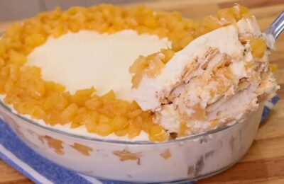 Pavê Gelado, Fácil E Cremoso Com Creme Que Não Vai Ao Fogo....