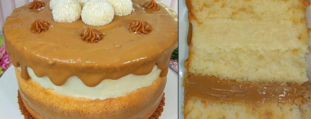 Esse Bolo De Doce De Leite Com Coco Vai Surpreender Na Sua Festa
