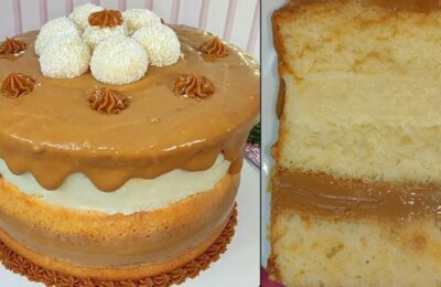 Esse Bolo De Doce De Leite Com Coco Vai Surpreender Na Sua Festa